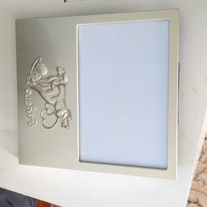 RARE Y2K‎ EEYORE Pewter Picture Frame Disney 2000 Intercraft holds 4 x 6 picture